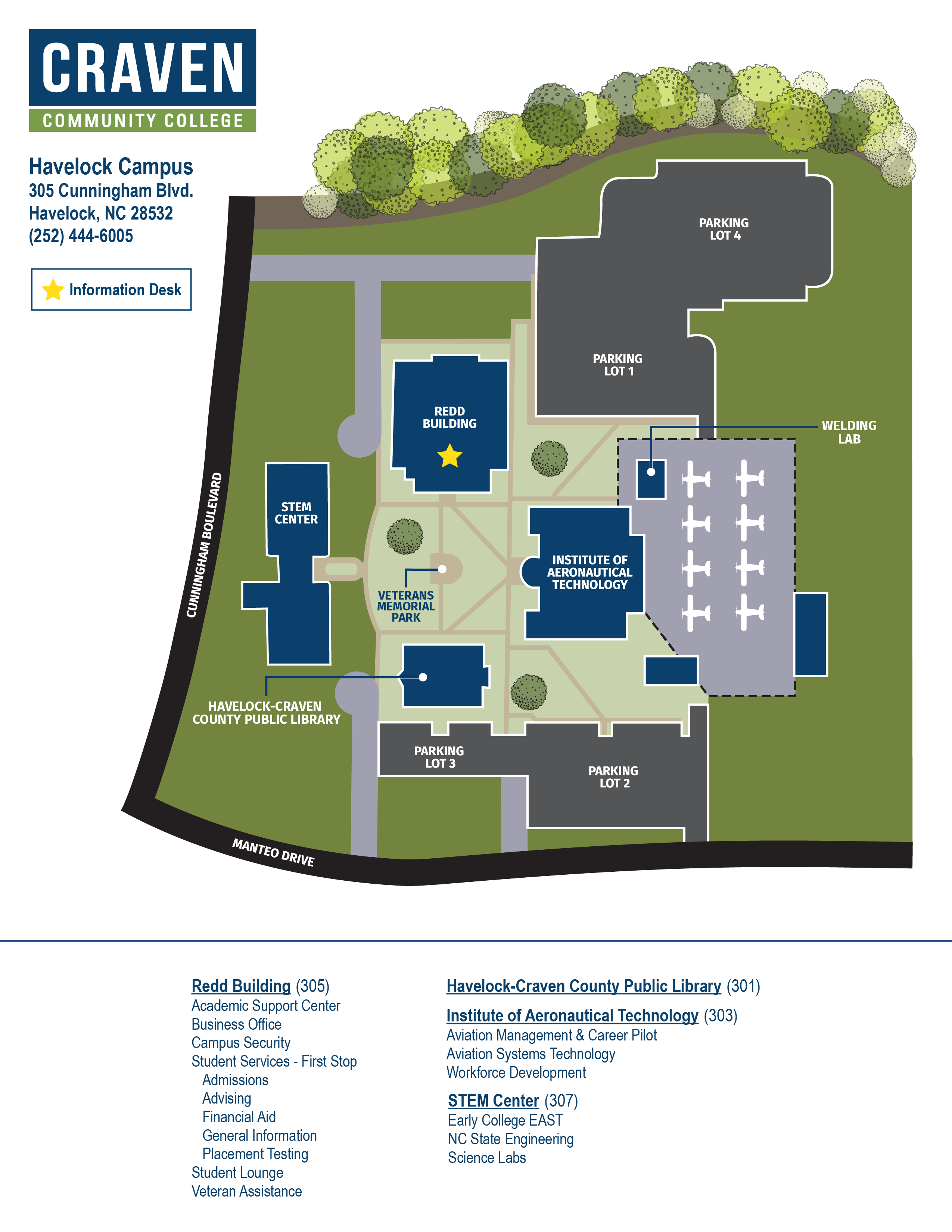 Havelock Campus Map